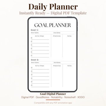 How to Break Down Big Goals into Daily Tasks Using a Digital Planner: The Complete Step by Step Guide