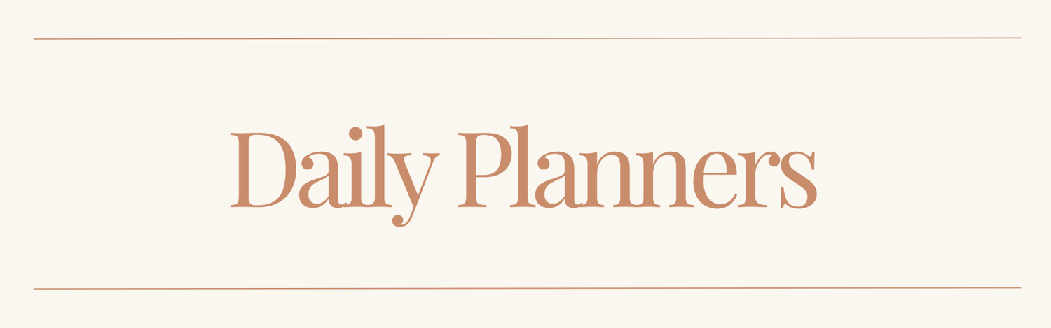 Banner tittled Daily Planners