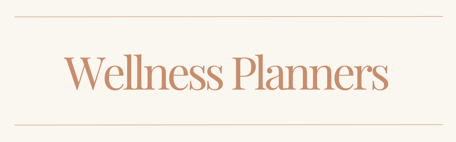 Wellness Planner Banner with beige background