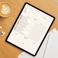 ADHD Behaviour Journal PDF for iPad - Inattention Hyperactivity Impulsivity Tracker Medication Log GoodNotes Instant Download