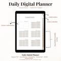 All in One Hyperlinked Digital Planner PDF for iPad - Annual to Daily Vision Board Habit Tracker Period Tracker GoodNotes Instant Download