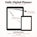 All in One Hyperlinked Digital Planner PDF for iPad - Annual to Daily Vision Board Habit Tracker Period Tracker GoodNotes Instant Download
