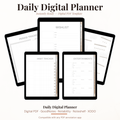 All in One Hyperlinked Digital Planner PDF for iPad - Annual to Daily Vision Board Habit Tracker Period Tracker GoodNotes Instant Download