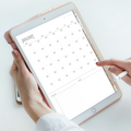 All in One Hyperlinked Digital Planner PDF for iPad - Annual to Daily Vision Board Habit Tracker Period Tracker GoodNotes Instant Download