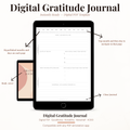 Digital Gratitude Journal PDF for iPad - Morning Evening Reflection Daily Prompts Quote of Day GoodNotes Instant Download