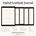 Digital Gratitude Journal PDF for iPad - Morning Evening Reflection Daily Prompts Quote of Day GoodNotes Instant Download