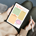 Simple Digital Daily Planner PDF for iPad - Daily Goal Top Priorities To Do List GoodNotes Instant Download